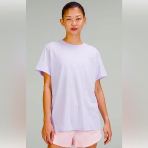 Lululemon All Yours Tee - pastel blue 10